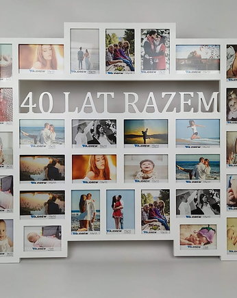 Multirama ramka na zdjęcia ile lat razem 30 zdjęć rocznica ślubu, związku, Wajdrew