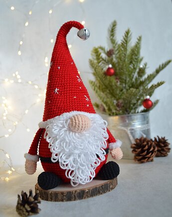 Skrzat  Mikołaj, Krasnal świąteczny, Dekoracja świąteczna, EcoToysByNastya