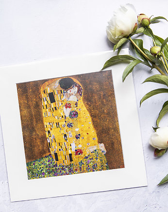 Gustav Klimt - Pocałunek / mini passe-partout, Galeria LueLue