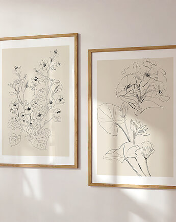 Rysunki botaniczne 50x70 cm, Anita Tomala