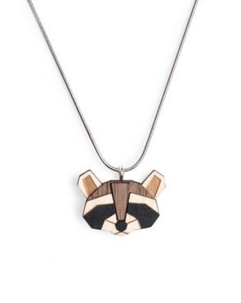 Unikatny wisiorek Raccoon Pendant, BeWooden Polska