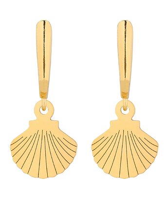 Złote kolczyki z muszelkami, SOTHO