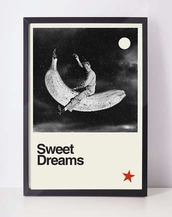 plakat  // sweet dreams  // a3, Klawe Rzeczy