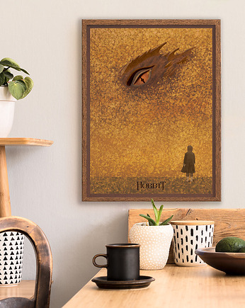 The Hobbit - plakat filmowy -  J.R.R. Tolkien, minimalmill