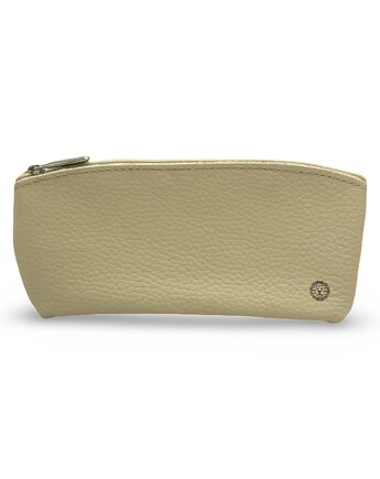 Etui na długopisy Piórnik skórzany tuba futerał Ecru Beżowy Parker Quality, Parker Quality