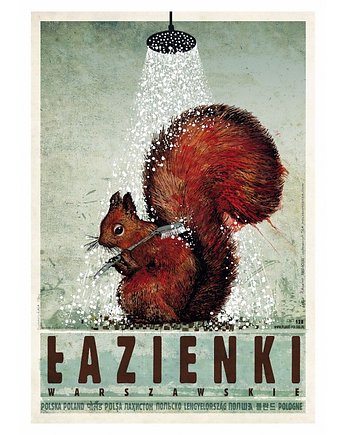 Kartka pocztowa - Warszawa, Łazienki, Galeria LueLue