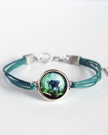 Bransoletka - Słoń - morska, sznurki, yenoo