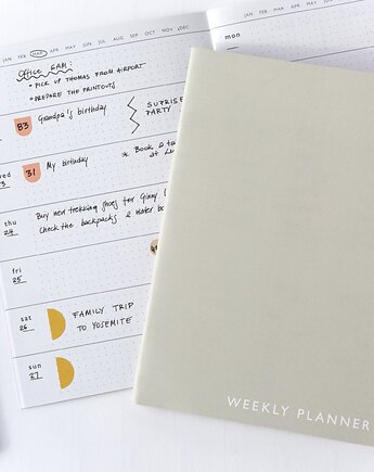 Planer tygodniowy niedatowany A5, Follygraph