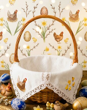 Serwetka do koszyczka UNIWERSALNA średnia KURA, Monart