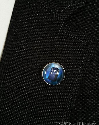 Tardis - wpinka do marynarki - 0338, EgginEgg Men