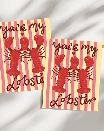 Kartka walentynkowa "Lobster", Maya Design