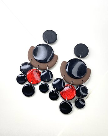 Wiszące geometryczne kolczyki METZ, Clayee