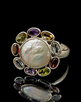 Pierścionek noble spring flower, Pracownia Neores