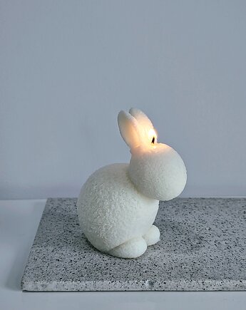 Świeca sojowa dekoracyjna Zając puszysty, Malvhome