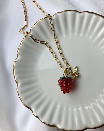 Długi naszyjnik Malina i Pszczoła, MaLa Jewellery