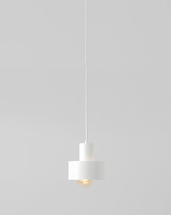 Nowoczesna minimalistyczna lampa wisząca FAY 1 S biała, CustomForm