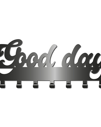 Nowoczesny Wieszak Z Kolekcji Simple Napis Good Day, K&M Design