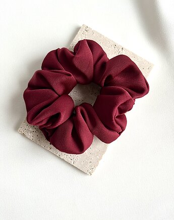 Bordowa scrunchie do włosów Brie, Volie Line