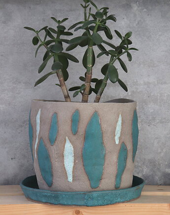 Duża donica ceramiczna, Otuliny Ceramika dla roślin