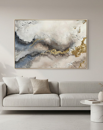 Abstrakcja LIGHT Ręcznie malowany obraz XXL Strukturalny do salonu DUŻY, Diana Abstract Art