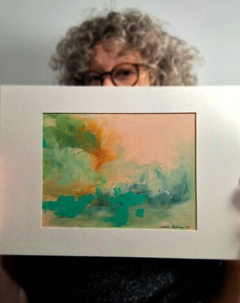 Abstrakcja na papierze A4, New Venus Gift