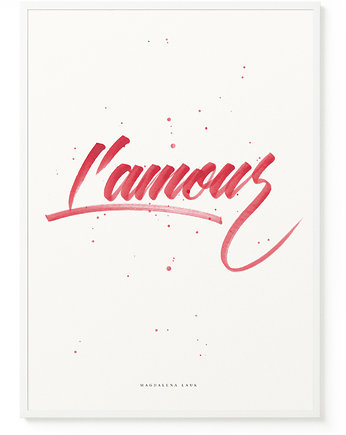 Plakat "L'amour", Magdalena Lauk