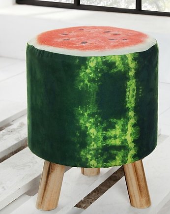 Pufa stołek siedzisko Ball Fruit Arbuz 45cm, Home Design