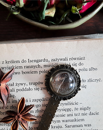 Zakładka z piórkiem, Figa handmade accessories