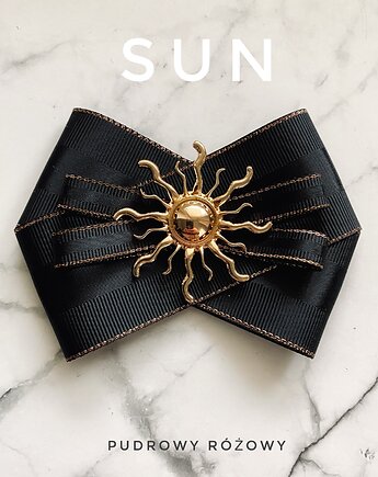 Brosza ze Słońcem  Nowa kolekcja SUN, Pudrowy Różowy