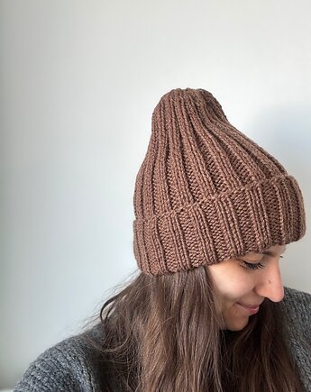 Czapka Klasyczek Krasnal Wełna i Alpaka, Naoczko