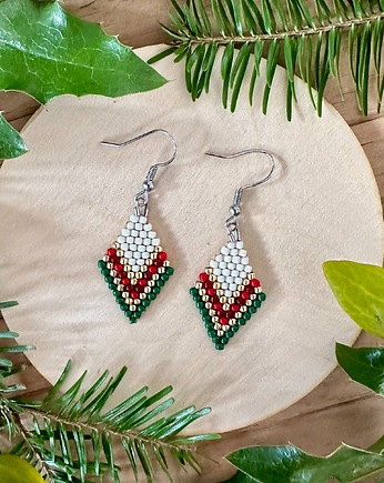 Kolczyki świąteczne romby, Mavipoppy