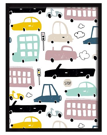 Obrazek Colorful Traffic II 30x40cm, Yellow Tipi