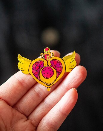 Przypinka  Sailor Moon medalion transformacji, Pintura