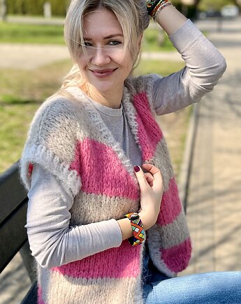 Sweter oversize, Swetry na drutach