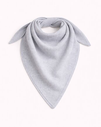 Chusta Rowan merino jasnoszara, Lucky HandMade