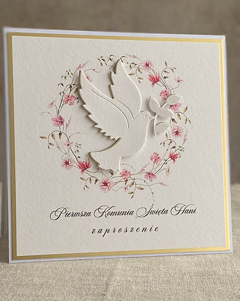Zaproszenia na Komunię, wzór 58B, Anna Art and Crafts