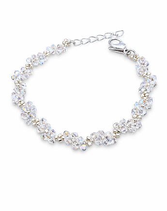 Delikatna bransoletka "Crystal AB" z kryształów Preciosa, STAGHORN