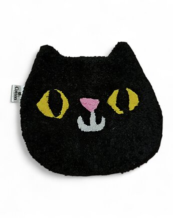 Zawieszka na  ścianę  czarny kotek (dywan), Cotton Carpet