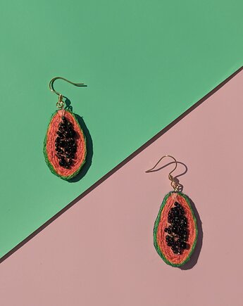 Kolczyki wiszące papaje, Papaya