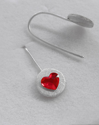 Kolczyki Serduszko, Katarzyna Kaminska ART