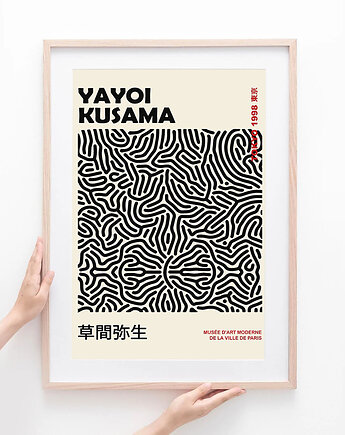 Plakat Czarno-białe abstrakcje Kusamy, Harvest Maison