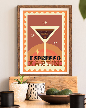 Espresso Martini - plakat fine art, minimalmill