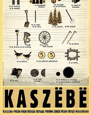 Plakat Kaszuby (R. Kaja) 98x68 cm, Galeria LueLue
