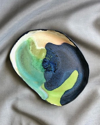 Ceramiczny talerzyk Kolory, Gleeme