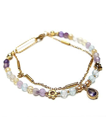 Fluoryt vol. 4 /24.02.25/ bransoletka - Szlachetna kolekcja, KiKa pracownia