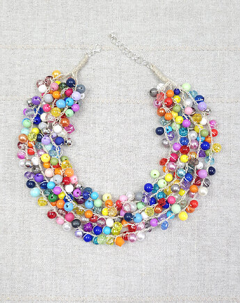 6060 Naszyjnik Maksi "Cukierkowy Deszcz" , kama4you