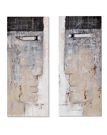 The guardians, abstrakcja, nowoczesny obraz malowany na płótnie, Galeriai