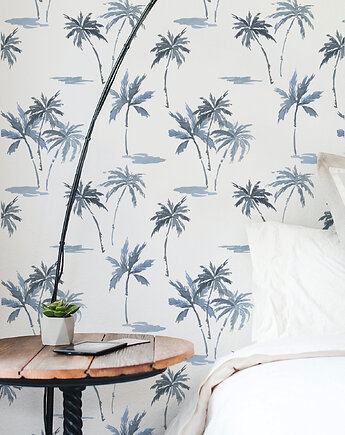Tapeta Coastal Palmy Find Me Under The Palms 1, Patternosophy