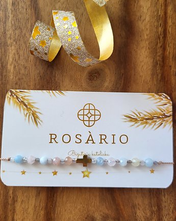 Bransoletka różańcowa pastelowa, ROSARIO