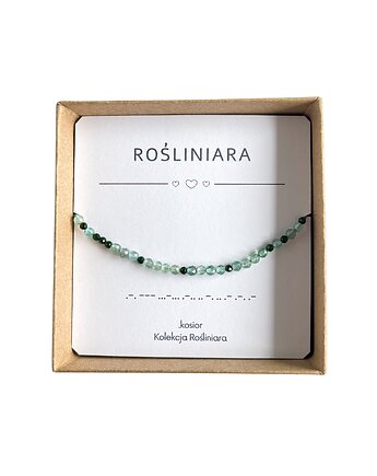 Bransoletka z alfabetem Morse Rośliniara no 7 LIMITOWANA, karolina kosior